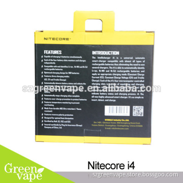 Stock shipping i4 charger for 18350 / 18650 battery nitecore i4 charger